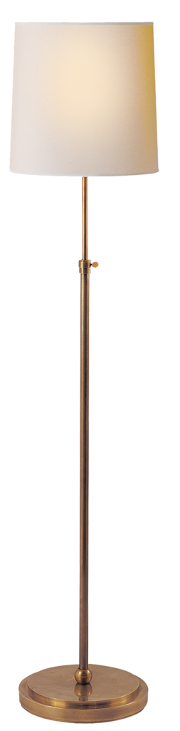gold floor lamp png isolated pic